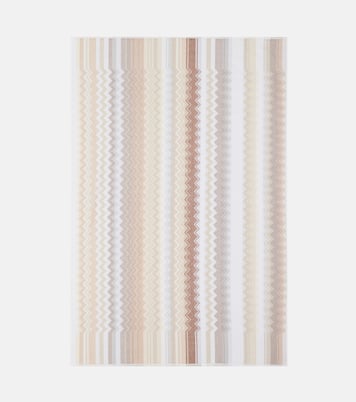 Giacomo Zigzag cotton terry bath sheet | Missoni