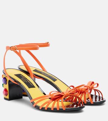 Sandales Keira en cuir à ornements | Dolce&Gabbana