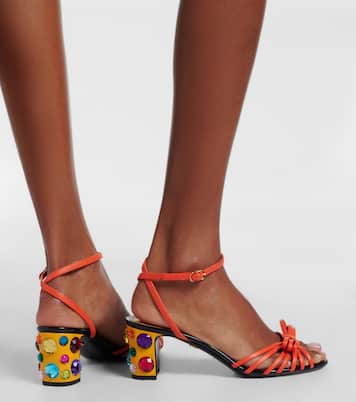 Sandales Keira en cuir à ornements | Dolce&Gabbana