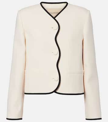 Crepe Couture scalloped jacket | Valentino