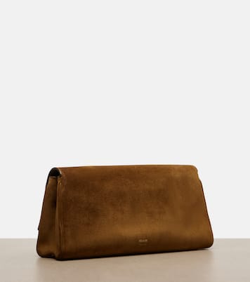 Clutch Audrey aus Veloursleder | Khaite