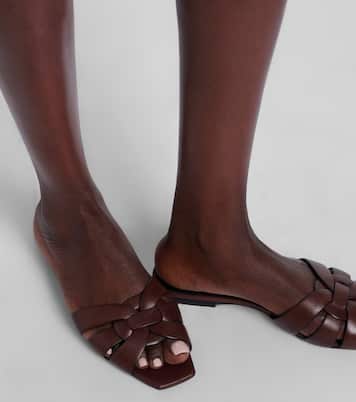 Tribute leather sandals | Saint Laurent