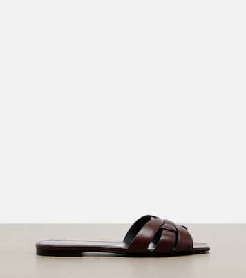 Tribute leather sandals | Saint Laurent