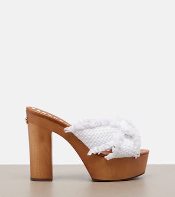 Leather-trimmed clogs | Dolce&Gabbana