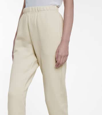 Cotton-fleece sweatpants | Les Tien