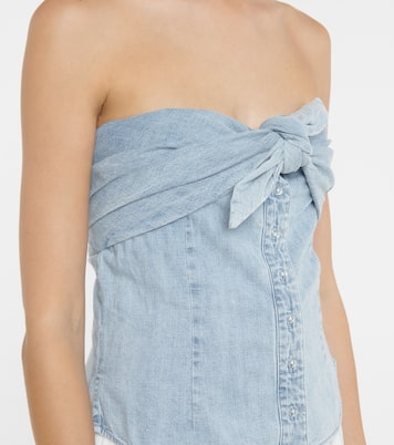 Bustier Leia aus Denim | Rta