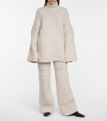 Hose Fina aus einem Wollgemisch | Nanushka