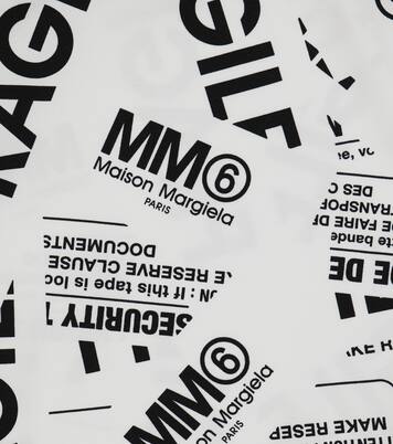 Printed stretch-cotton top | MM6 Maison Margiela Kids
