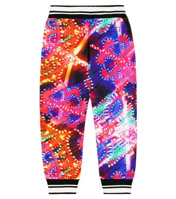 Printed cotton jersey sweatpants | Dolce&Gabbana Kids