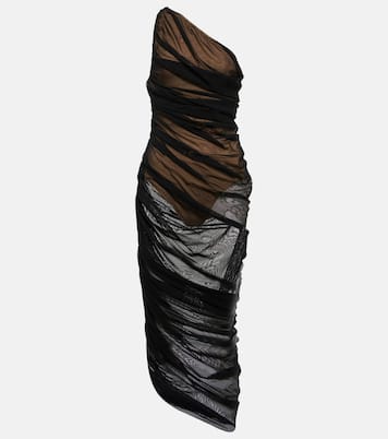 Robe midi Diana asymétrique | Norma Kamali