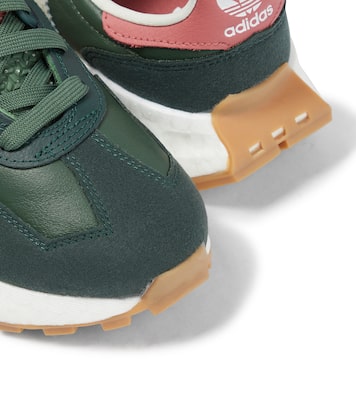 Retropy suede-paneled sneakers | Adidas Originals Kids