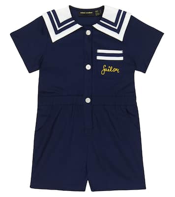 Cotton playsuit | Mini Rodini