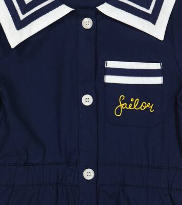 Cotton playsuit | Mini Rodini