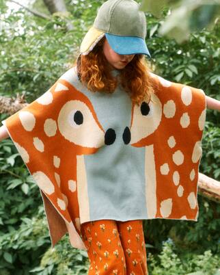 Jacquard cotton and wool top | Stella McCartney Kids