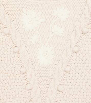 Acacia embroidered knitted sweater | Louise Misha