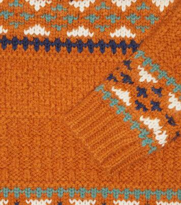 Cosmo intarsia wool-blend sweater | Louise Misha