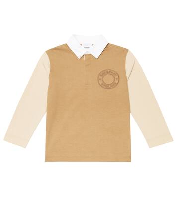 Logo embroidered polo shirt | Burberry Kids