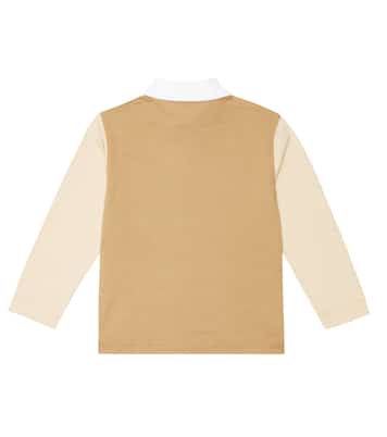 Logo embroidered polo shirt | Burberry Kids