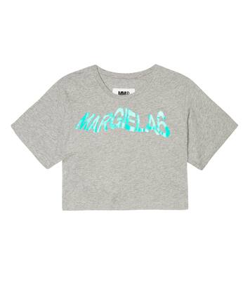 Logo cotton jersey T-shirt | MM6 Maison Margiela Kids