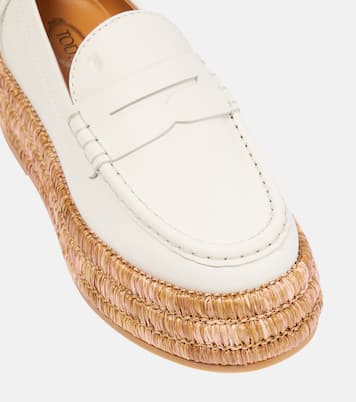 Platform-Loafers aus Leder | Tod's