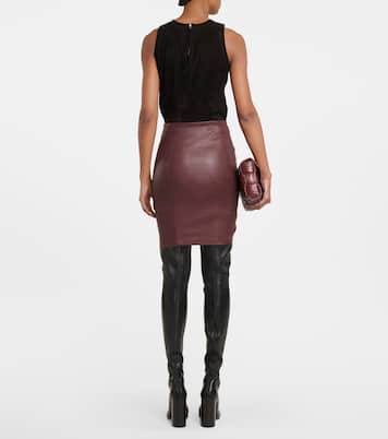 Minirock Mouna aus Leder | Stouls