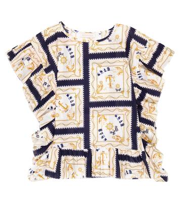 Printed cotton kaftan | Monnalisa