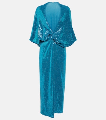 Kimel sequined gathered midi dress | Dodo Bar Or