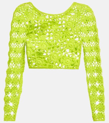 Cropped-Top Bella aus Häkelstrick | Anna Kosturova