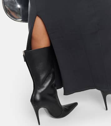 Abito lungo in seta con cut-out | Magda Butrym