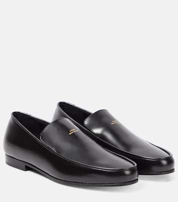 Loafers The Oval aus Leder | Toteme