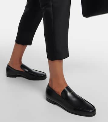 Loafers The Oval aus Leder | Toteme