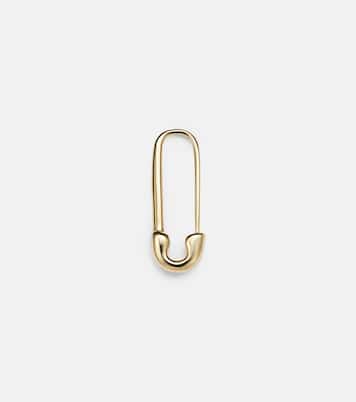 Orecchino singolo Safety Pin in oro 18kt | Anita Ko