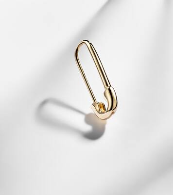 Orecchino singolo Safety Pin in oro 18kt | Anita Ko