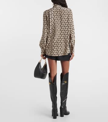 Bluse Toile Iconographe aus Crêpe de Chine aus Seide | Valentino