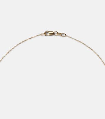 Collana in oro 18kt con diamanti e tsavoriti | Ileana Makri