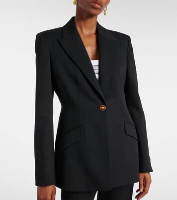 Wool-blend blazer | Versace