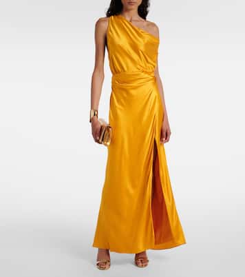 Robe longue en satin de soie | The Sei