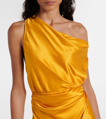 Robe longue en satin de soie | The Sei