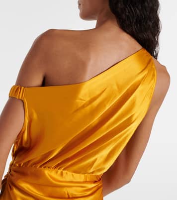 Robe longue en satin de soie | The Sei
