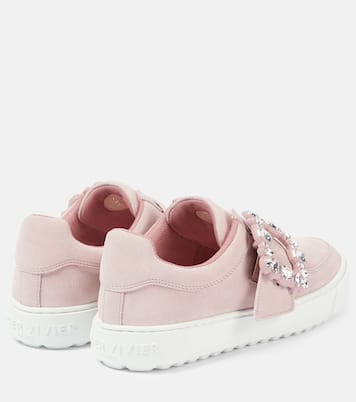 Verzierte Sneakers Very Vivier aus Leder | Roger Vivier