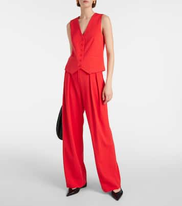 Brett single-breasted vest | Staud