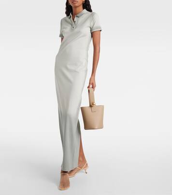 Pebble 미니 레더 버킷 백 | Loewe