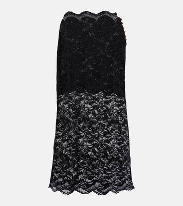 Floral lace midi skirt | Rabanne