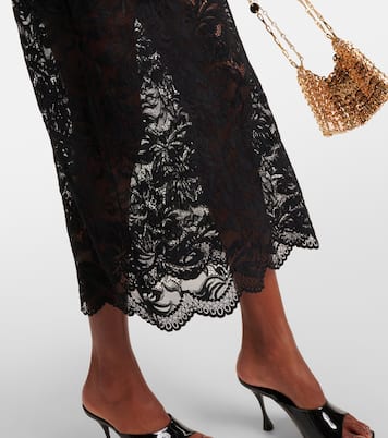Floral lace midi skirt | Rabanne