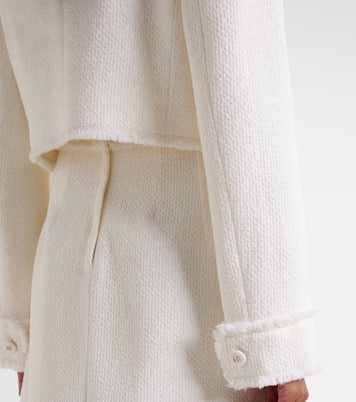Cropped wool-blend tweed jacket | Dolce&Gabbana