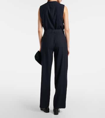 Pantalon ample en lin mélangé | Vince