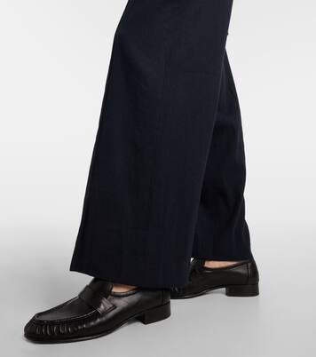 Pantalon ample en lin mélangé | Vince