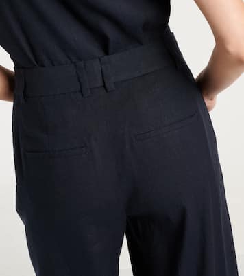 Pantalon ample en lin mélangé | Vince