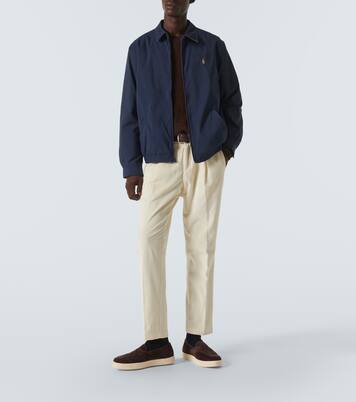 Joey II suede penny loafers | George Cleverley