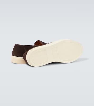 Joey II suede penny loafers | George Cleverley